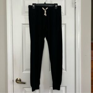 Theo and Spence Black Jogger Sweatpants